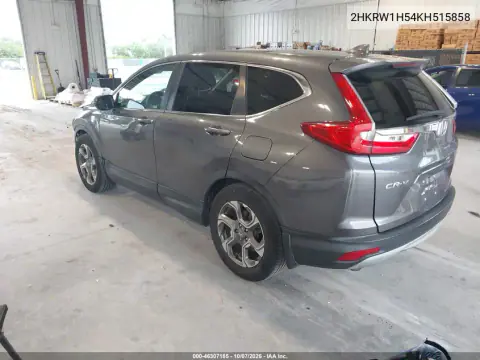 2019 Honda Cr-V Ex VIN 2HKRW1H54KH515858 фото 4