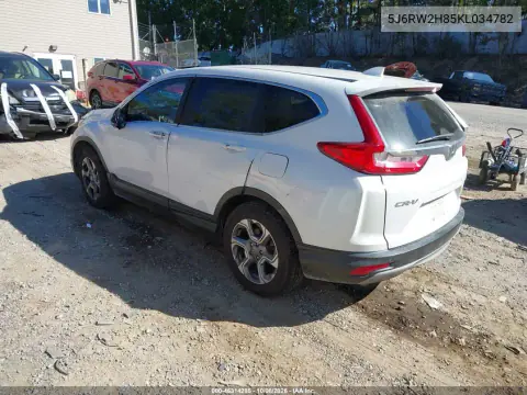 2019 Honda Cr-V Ex-L VIN 5J6RW2H85KL034782 фото 4