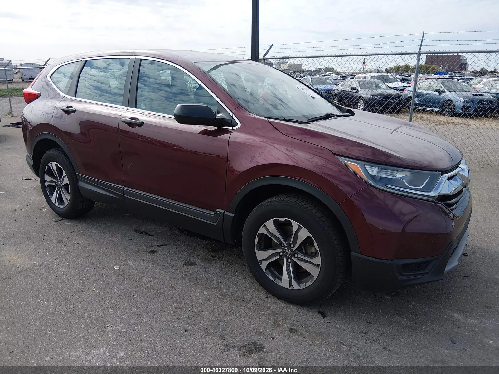 2019 Honda Cr-V Lx VIN 2HKRW6H37KH205974 фото 2