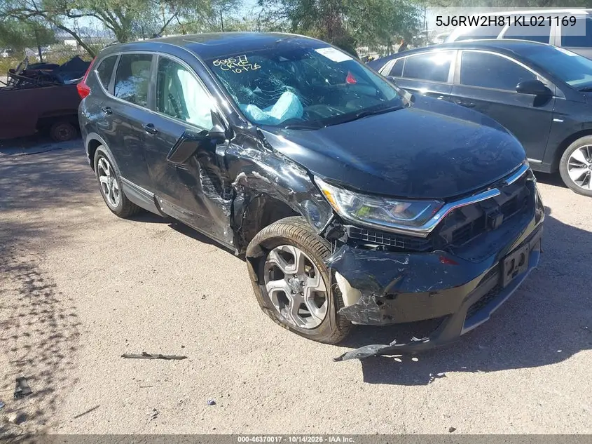 5J6RW2H81KL021169 — 2019 Honda CR-V, фото 2 с аукциона IAAI, Правый бок