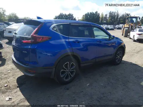 2020 Honda Cr-V Awd Ex-L VIN 7FARW2H8XLE021444 фото 4