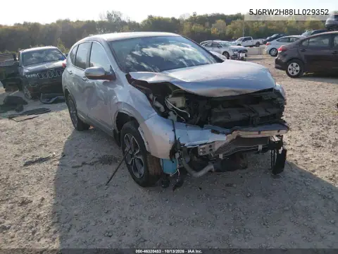 5J6RW2H88LL029352 — 2020 Honda CR-V, Передняя часть, фото до ремонта