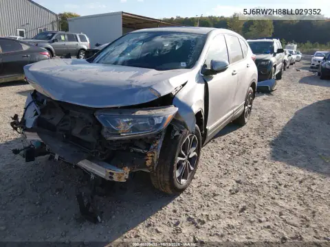 5J6RW2H88LL029352 — 2020 Honda CR-V, фото 3 с аукциона IAAI, Передняя часть
