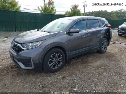 2HKRW2H52LH697860 — 2020 Honda CR-V, фото 3 с аукциона IAAI, Задняя часть
