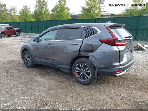 2HKRW2H52LH697860 — 2020 Honda CR-V, фото 4 с аукциона IAAI, Задняя часть