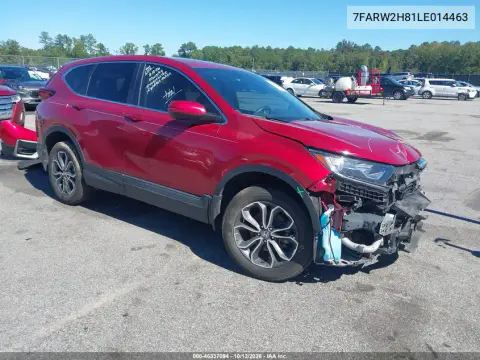 7FARW2H81LE014463 — 2020 Honda CR-V, Передняя часть, фото до ремонта