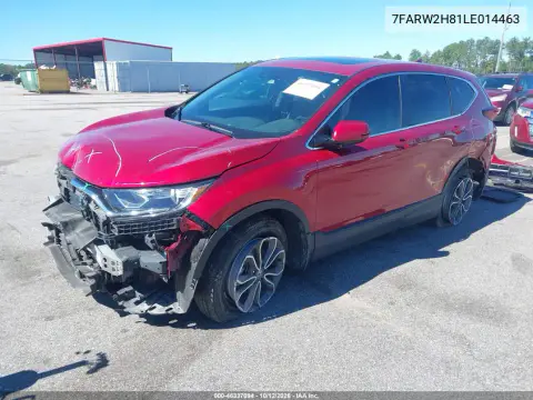 2020 Honda Cr-V Awd Ex-L VIN 7FARW2H81LE014463 фото 3