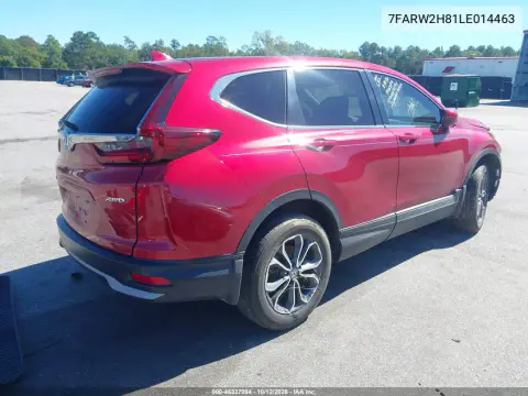 2020 Honda Cr-V Awd Ex-L VIN 7FARW2H81LE014463 фото 5