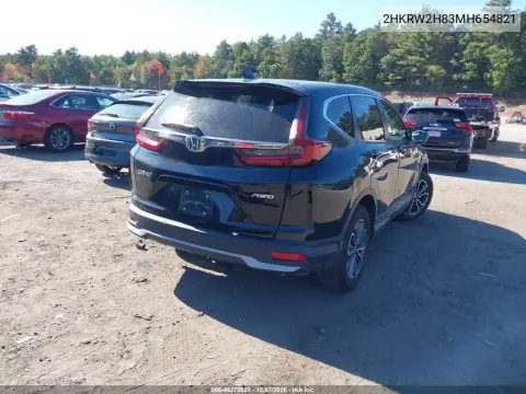 2021 Honda Cr-V Awd Ex-L VIN 2HKRW2H83MH654821 фото 5