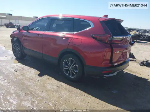 2021 Honda Cr-V 2Wd Ex VIN 7FARW1H54ME021344 фото 3