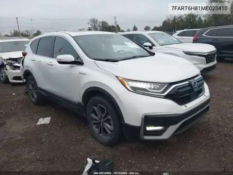 7FART6H81ME023410 — 2021 Honda CR-V, Сзади, фото до ремонта