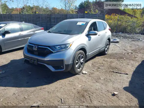 2022 Honda Cr-V Awd Ex VIN 2HKRW2H55NH652303 фото 3