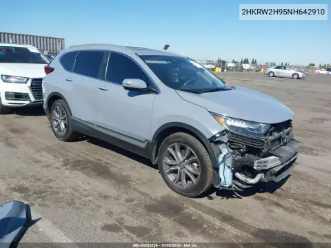 2HKRW2H95NH642910 — 2022 Honda CR-V, Передняя часть, фото до ремонта