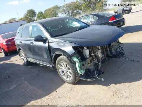 2HKRS4H74PH432078 — 2023 Honda CR-V, Передняя часть, фото до ремонта