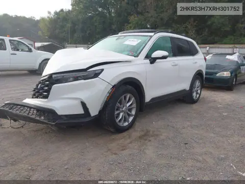 2024 Honda Cr-V Ex-L 2Wd VIN 2HKRS3H7XRH301752 фото 2