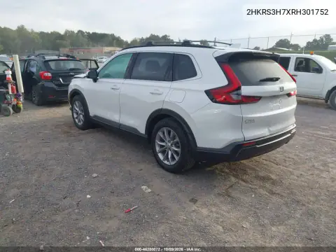 2024 Honda Cr-V Ex-L 2Wd VIN 2HKRS3H7XRH301752 фото 3