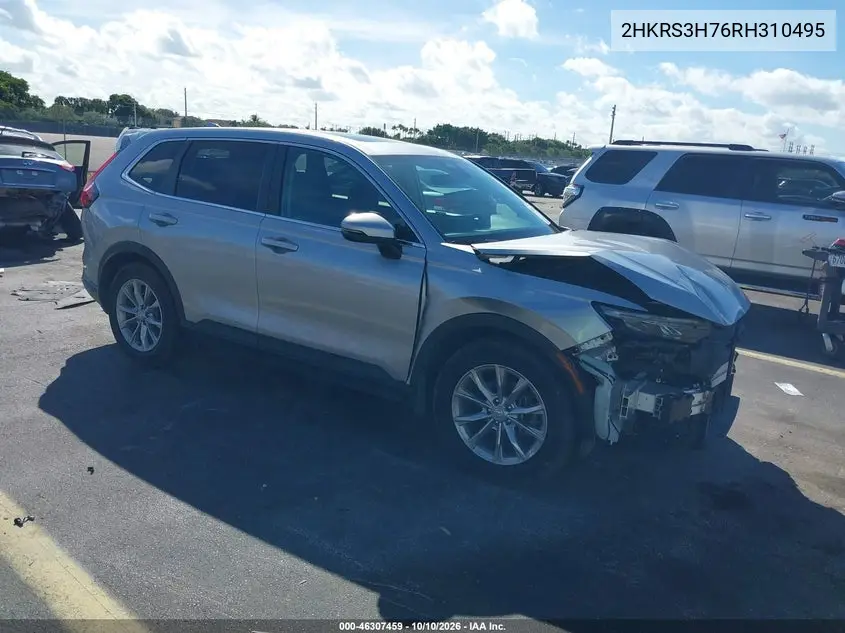 2024 Honda Cr-V Ex-L 2Wd VIN 2HKRS3H76RH310495 фото 2