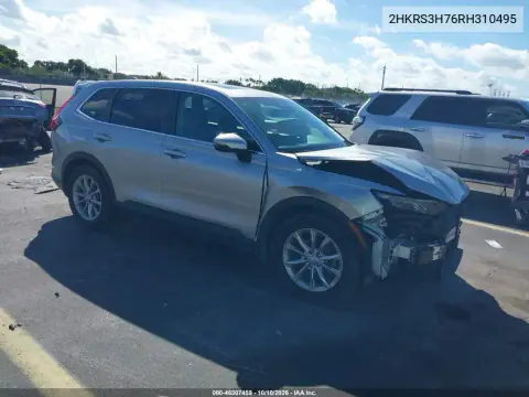 2024 Honda Cr-V Ex-L 2Wd VIN 2HKRS3H76RH310495 фото 2