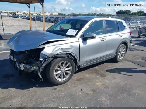2024 Honda Cr-V Ex-L 2Wd VIN 2HKRS3H76RH310495 фото 3