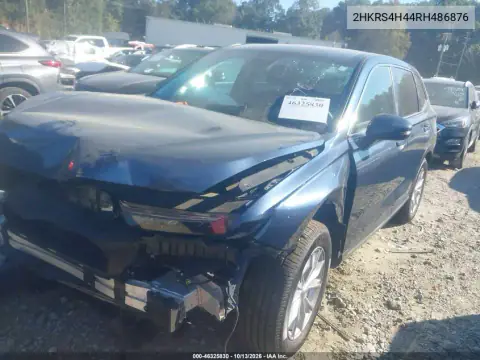 2024 Honda Cr-V Ex Awd VIN 2HKRS4H44RH486876 фото 2