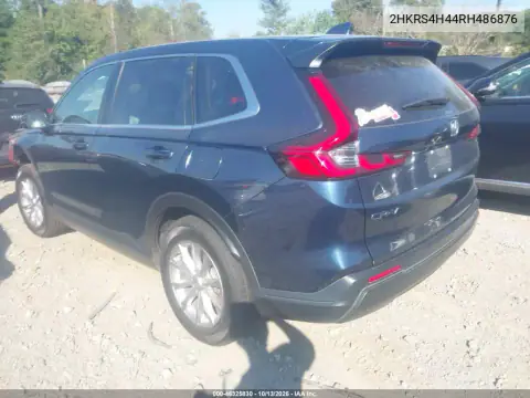 2024 Honda Cr-V Ex Awd VIN 2HKRS4H44RH486876 фото 3