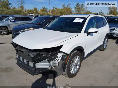 2024 Honda Cr-V Ex-L Awd VIN 2HKRS4H78RH434547 фото 3