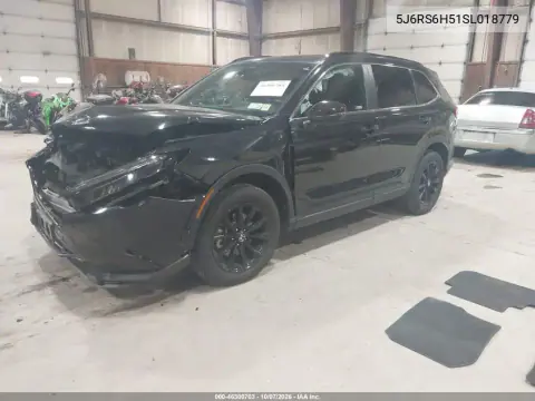 2025 Honda Cr-V Hybrid Sport VIN 5J6RS6H51SL018779 фото 3