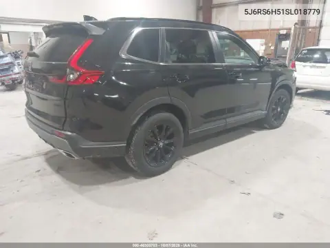 2025 Honda Cr-V Hybrid Sport VIN 5J6RS6H51SL018779 фото 5