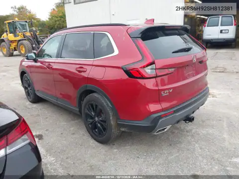 2025 Honda Cr-V Hybrid Sport Touring VIN 2HKRS6H92SH812381 фото 3