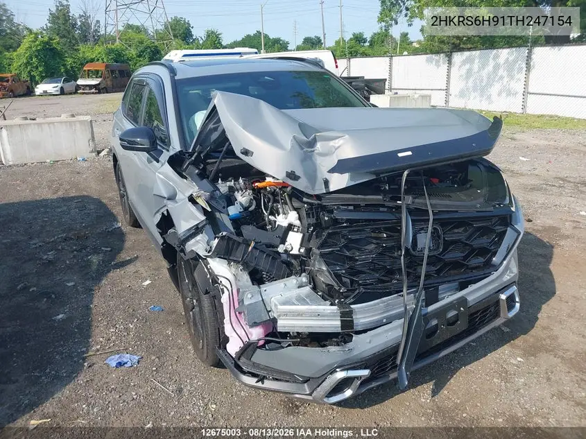 2026 Honda Cr-V VIN 2HKRS6H91TH247154 фото 1