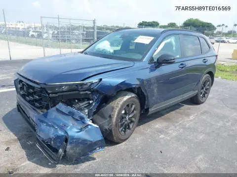 2026 Honda Cr-V Hybrid 2Wd Sport-L VIN 7FARS5H89TE016569 фото 3