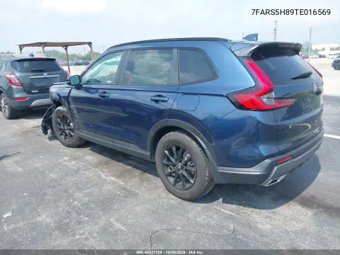 2026 Honda Cr-V Hybrid 2Wd Sport-L VIN 7FARS5H89TE016569 фото 4