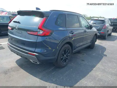 2026 Honda Cr-V Hybrid 2Wd Sport-L VIN 7FARS5H89TE016569 фото 5