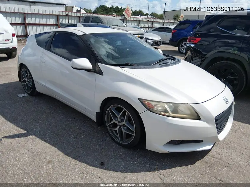 JHMZF1C63BS011026 — 2011 Honda CR-Z, фото 2 с аукциона IAAI 21.10.2026, Естественный износ