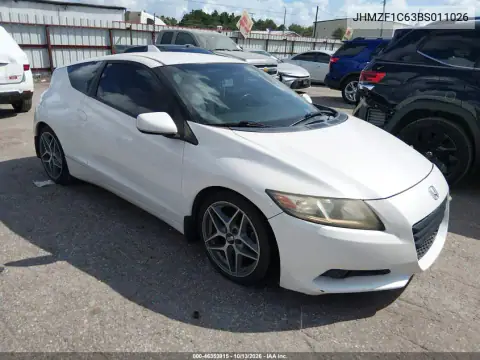 JHMZF1C63BS011026 — 2011 Honda CR-Z, Естественный износ, фото до ремонта