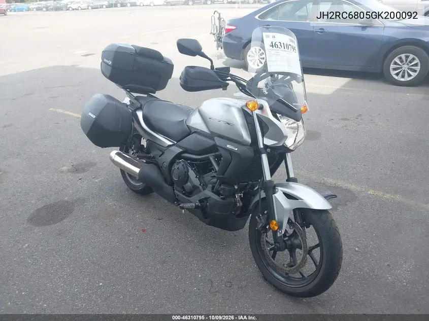 2016 Honda Ctx700 N VIN JH2RC6805GK200092 фото 2