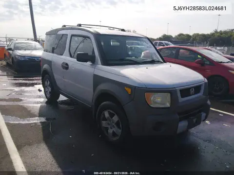 5J6YH28583L024681 — 2003 Honda Element, Естественный износ, фото до ремонта