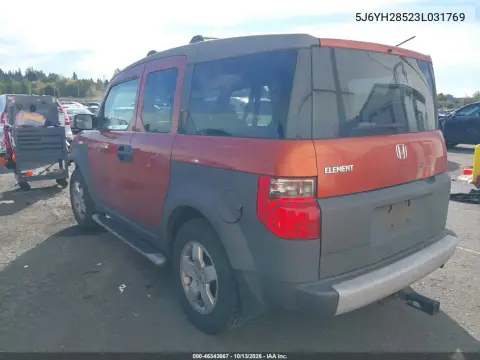 2003 Honda Element Ex VIN 5J6YH28523L031769 фото 3