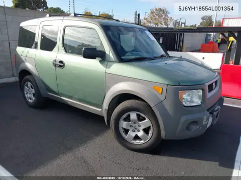 5J6YH18554L001354 — 2004 Honda Element, Вандализм, фото до ремонта