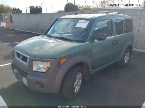 2004 Honda Element Ex VIN 5J6YH18554L001354 фото 3