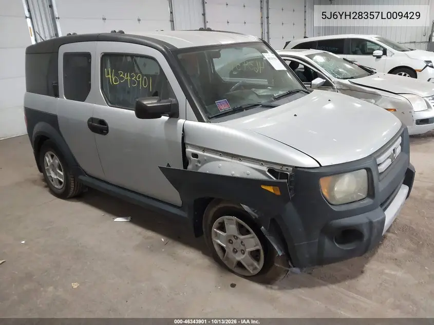 2007 Honda Element Lx VIN 5J6YH28357L009429 фото 2