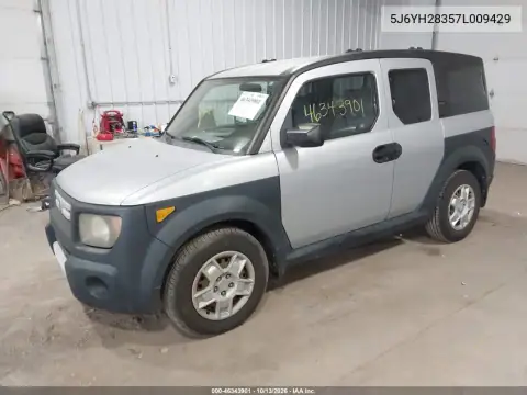 2007 Honda Element Lx VIN 5J6YH28357L009429 фото 3