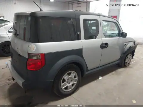 2007 Honda Element Lx VIN 5J6YH28357L009429 фото 5