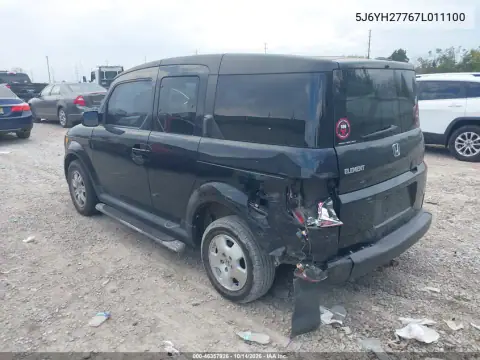 5J6YH27767L011100 — 2007 Honda Element, фото 4 с аукциона IAAI, Задняя часть слева