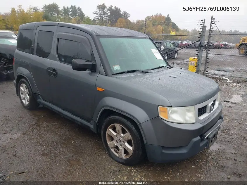 5J6YH28769L006139 — 2009 Honda Element, фото 2 с аукциона IAAI, Пресная вода