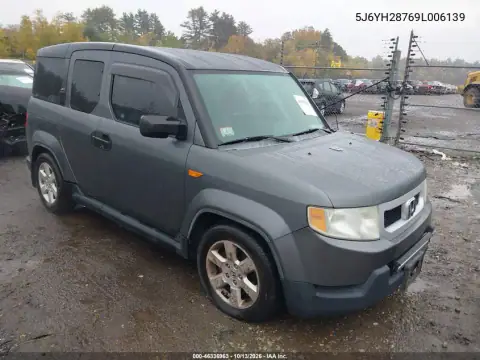 5J6YH28769L006139 — 2009 Honda Element, Пресная вода, фото до ремонта