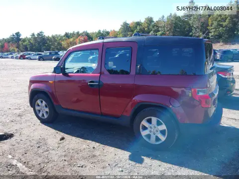 2010 Honda Element Ex VIN 5J6YH2H77AL003044 фото 4