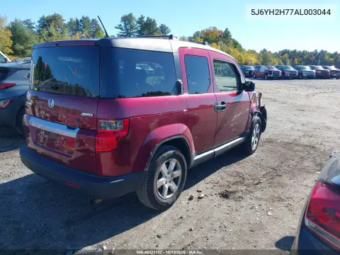 2010 Honda Element Ex VIN 5J6YH2H77AL003044 фото 5