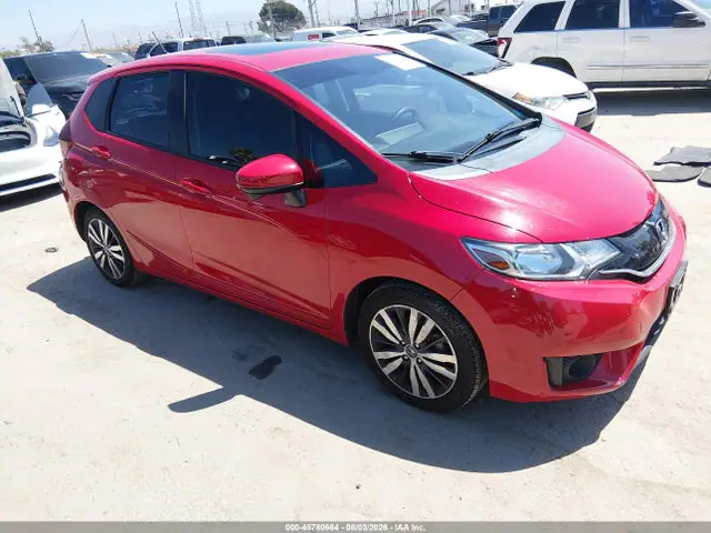 3HGGK5H8XFM733826 — 2015 Honda Fit EX/EX-L, Левый бок (Left Side), фото до ремонта