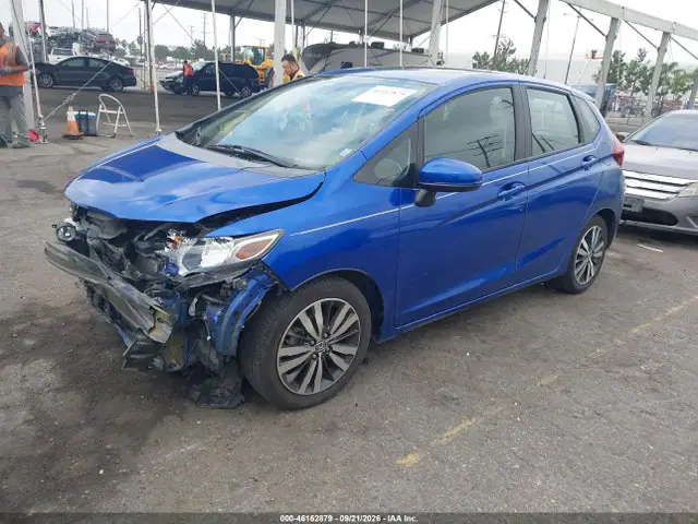 2017 Honda FIT EX VIN 3HGGK5G77HM700312 фото 2